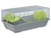 Picture of Cage SMALL ANIMALS Erik grey, accessories green 50,5*28*25cm