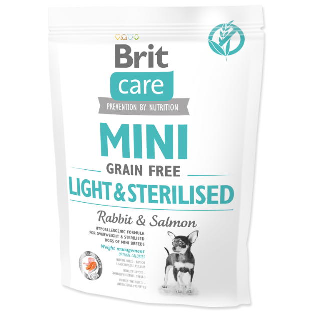 BRIT Care Dog Mini Grain Free Light & Sterilised 400g