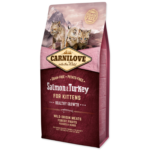 CARNILOVE Salmon and Turkey Kittens Healthy Growth 6kg