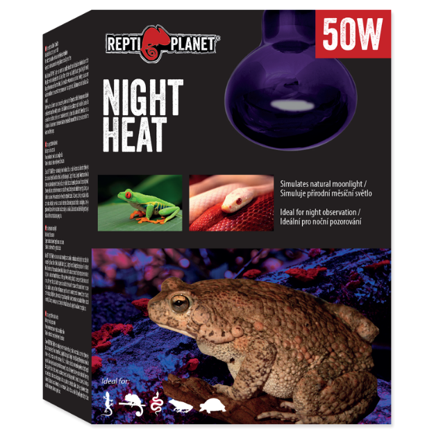 Žárovka REPTI PLANET Moonlight HEAT 50W