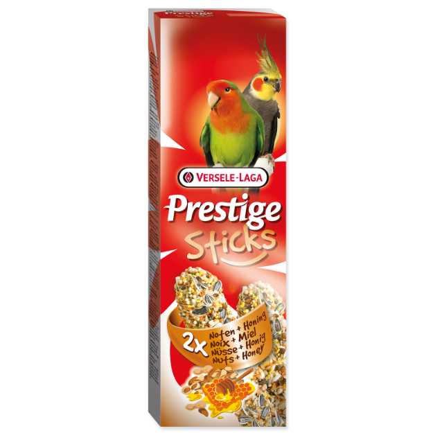 Tycinky VERSELE-LAGA Prestige orechy a med pro strední papoušky 140g