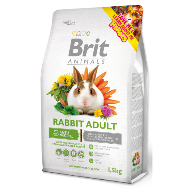 BRIT Animals Rabbit Adut Complete 1,5kg