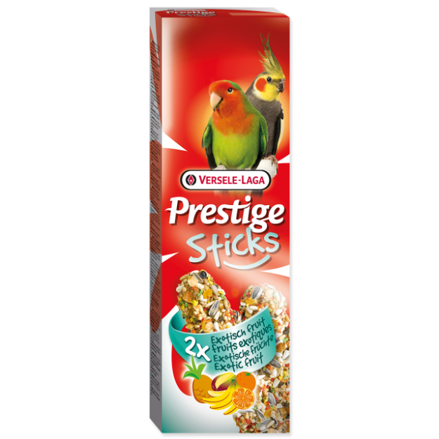 Tycinky VERSELE-LAGA Prestige exotické ovoce pro strední papoušky 140g