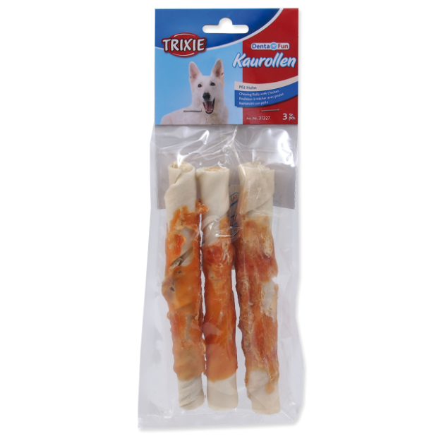 Tycinky TRIXIE Dog Denta Fun s kurecím masem 17 cm 140g