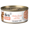 Konzerva BRIT Care Cat Chicken Breast with Rice 70g