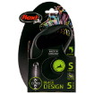 Vodítko FLEXI Black Design lanko cerné S - 5 m 