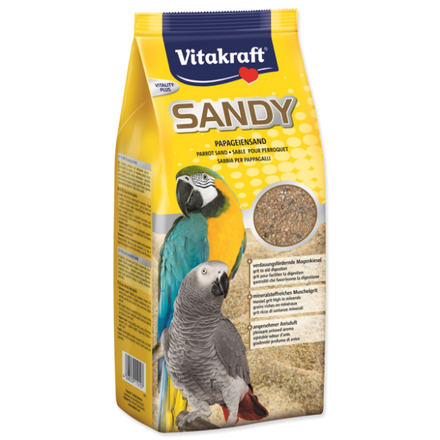 Písek VITAKRAFT Sandy pro velké papoušky 2,5kg