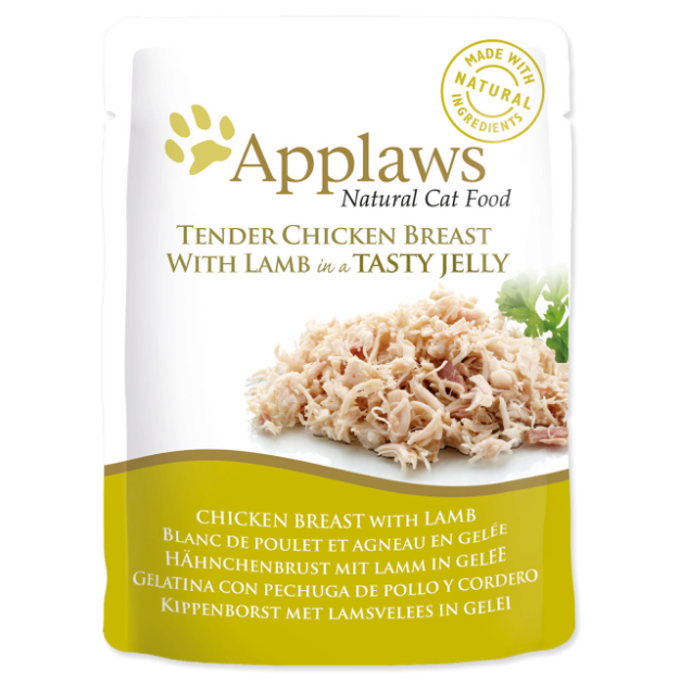 Kapsicka APPLAWS Cat Pouch Chicken with Lamb in Jelly 70g