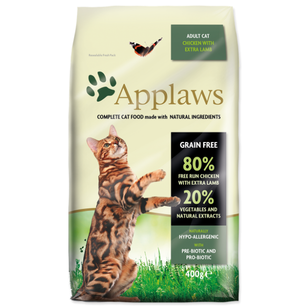 APPLAWS Dry Cat Chicken with Lamb 400g