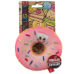 Hracka DOG FANTASY donut s oblicejem ružový 12 cm 