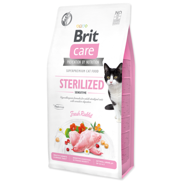 BRIT Care Cat Grain-Free Sterilized Sensitive 7ks