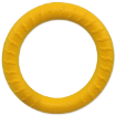 Hracka DOG FANTASY EVA Kruh žlutý 18cm 