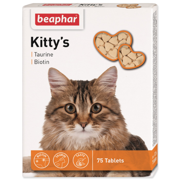 Picture of Pochoutka BEAPHAR Kitty´s taurin a biotin 75tablet