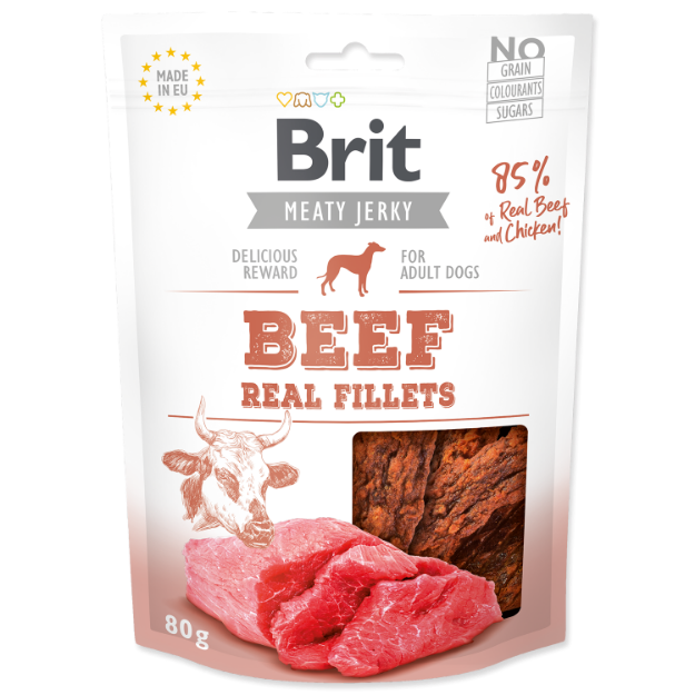 Picture of Snack BRIT Jerky Beef and chicken Fillets 80g 