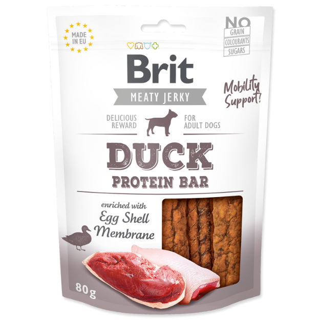 Picture of Snack BRIT Jerky Duck Protein Bar 80g 