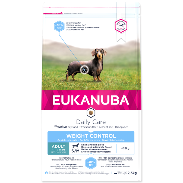 Picture of EUKANUBA Adult Small & Medium Breed Weight Control 2,3kg