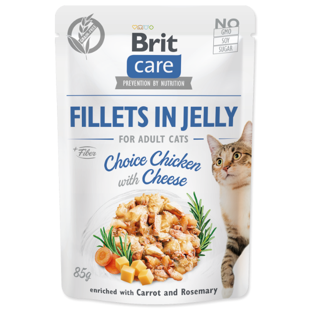 Picture of Kapsička BRIT Care Cat Pouch Choice Chicken with Cheese in Jelly 