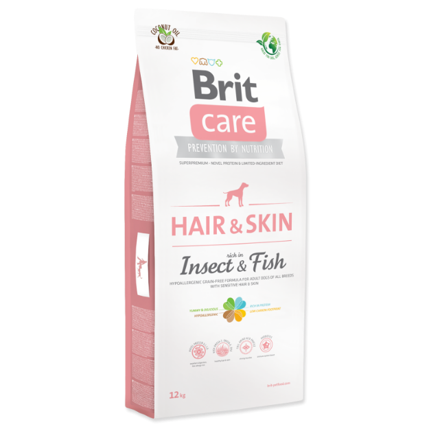 Picture of BRIT Care Dog Hair & Skin. Insect&Fish 12 kg