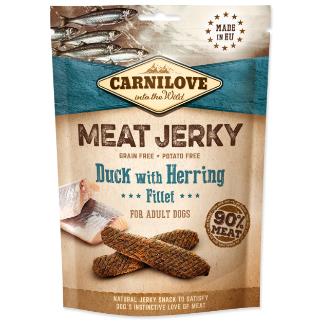 Picture of CARNILOVE Jerky Snack Duck with Herring Fillet 100 g