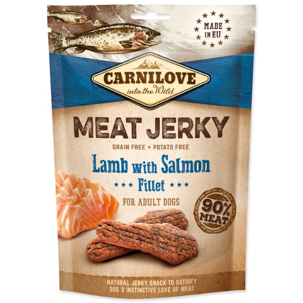 Picture of CARNILOVE Jerky Snack Lamb with Salmon Fillet 100 g