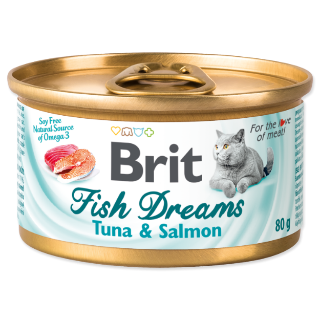 Picture of BRIT Fish Dreams Tuna & Salmon 80 g