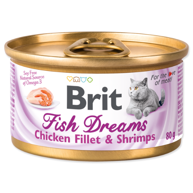 Picture of BRIT Fish Dreams Chicken fillet & Shrimps 80 g