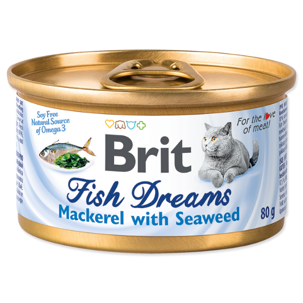 Picture of BRIT Fish Dreams Mackerel & Seaweed 80 g
