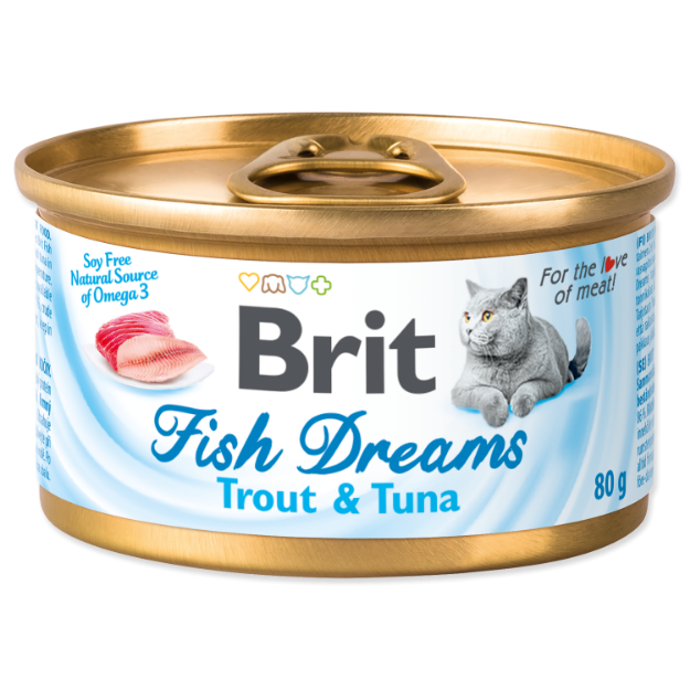 Picture of BRIT Fish Dreams Trout & Tuna 80 g