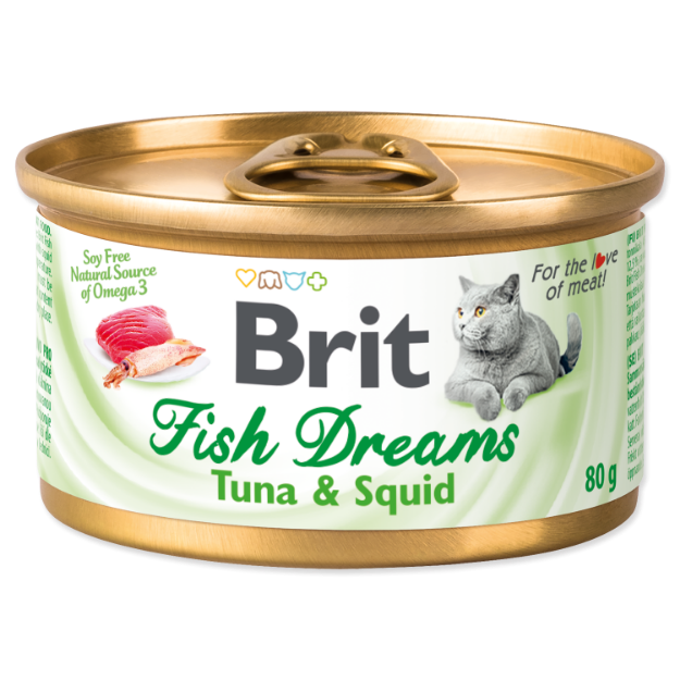 Picture of BRIT Fish Dreams Tuna & Squid 80 g