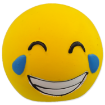 Picture of Displej hračky DOG FANTASY Latex Emoji Ball  36 ks