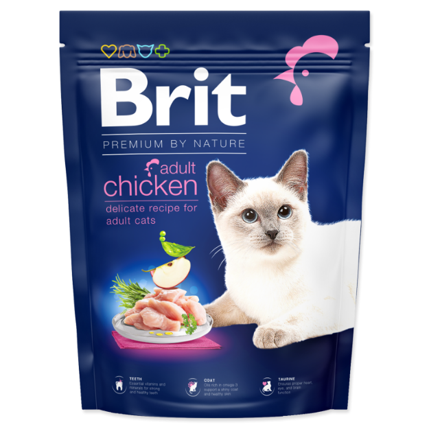 Picture of BRIT Premium by Nature Cat Adult Chicken  300 g