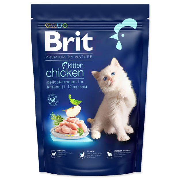 Picture of BRIT Premium by Nature Cat Kitten Chicken  800 g