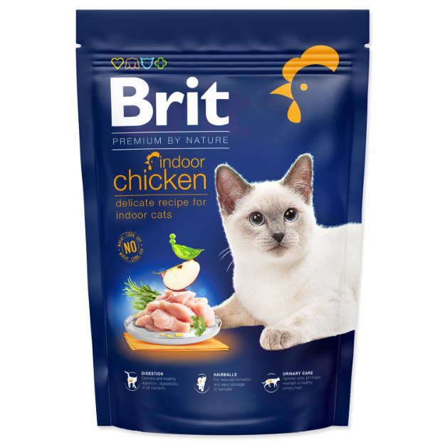 Picture of BRIT Premium by Nature Cat Indoor Chicken  800 g