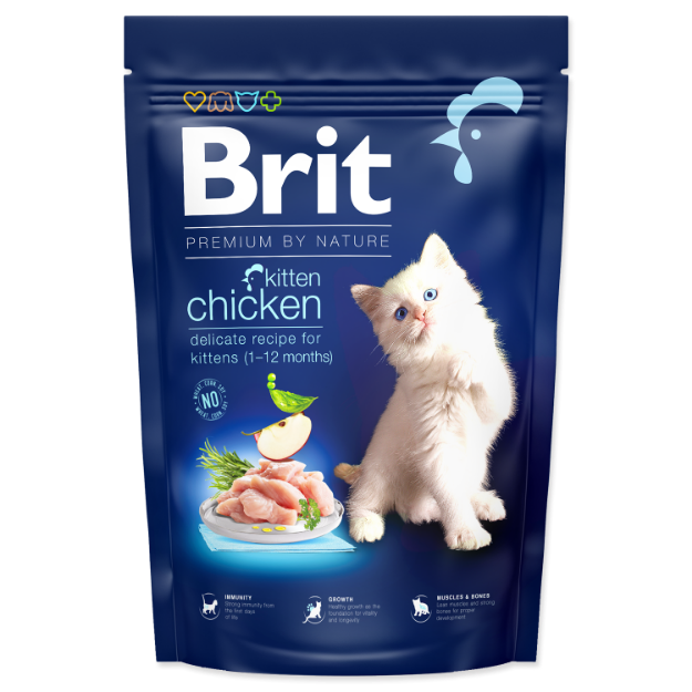 Picture of BRIT Premium by Nature Cat Kitten Chicken  1,5 kg