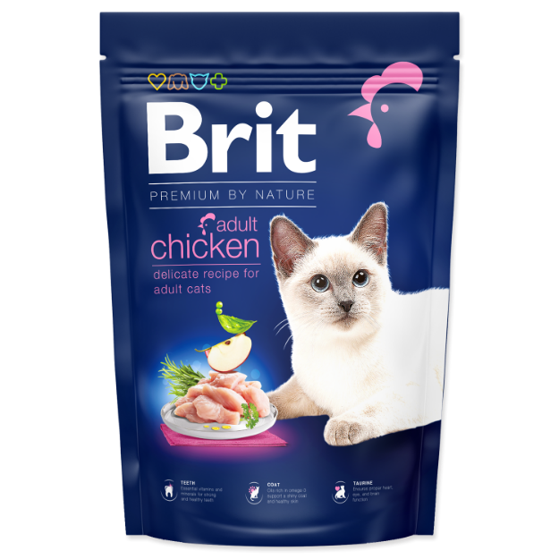Picture of BRIT Premium by Nature Cat Adult Chicken  1,5 kg