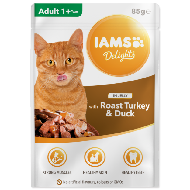 Picture of Kapsička IAMS Cat Delights Turkey & Duck in Jelly 85g