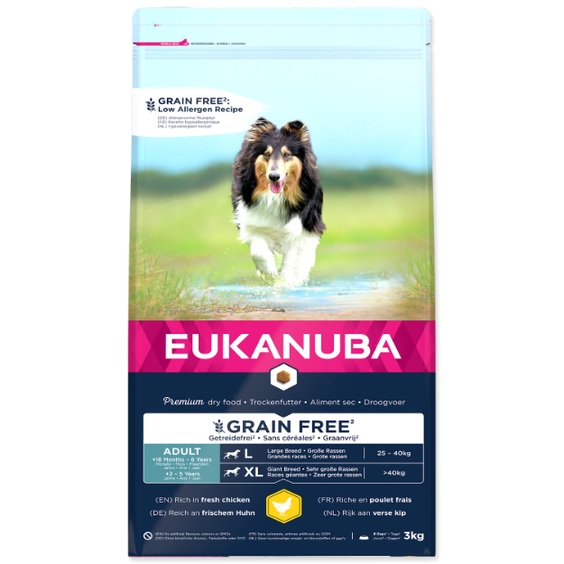 Picture of EUKANUBA Adult Large Grain Free Chicken  3 kg