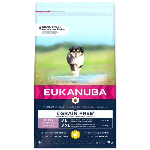 Picture of EUKANUBA Puppy & Junior Large Grain Free Chicken  3 kg